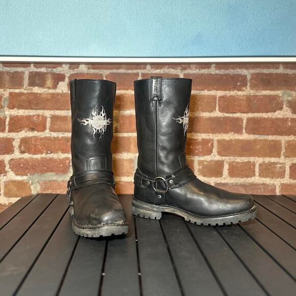 Harley davidson mens harness boot main image 5
